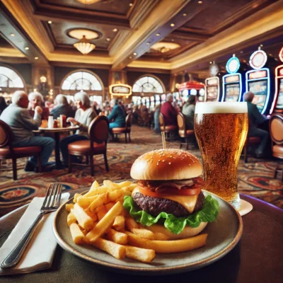 alt= "Dining at Klondike Sunset Casino"