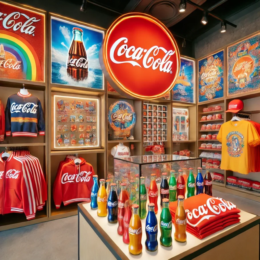 Coca Cola Store showcasing vibrant branded merchandise 1 - Coca-Cola Store