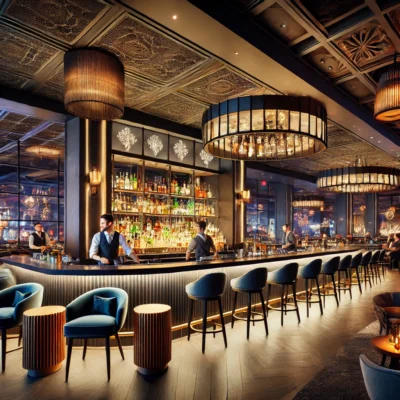 alt= "Cocktails at Santa Fe Station Casino"
