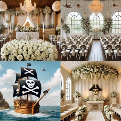 alt= "Different weddings at Treasure Island Wedding Chapel"