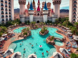 alt= "Excalibur Hotel Casino Pool"
