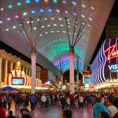 alt= "Fremont Street Experience, Las Vegas"