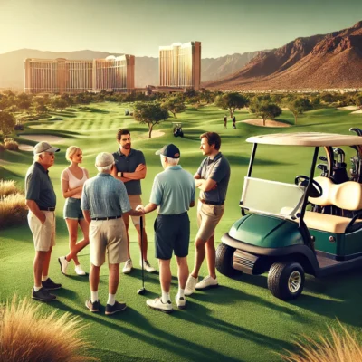 alt= "Angel Park Golf Club members"
