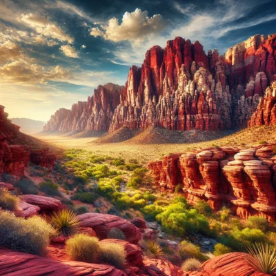 alt= "Red Rock Canyon near Painted Desert Golf Club"
