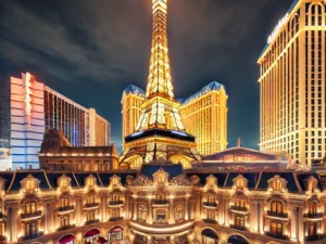 alt= "Paris Las Vegas and Le Boulevard"