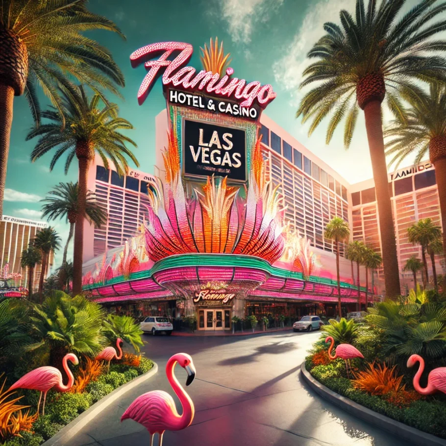 alt= "The Flamingo Hotel, Las Vegas"