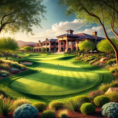 alt= "18th Hole at Las Vegas Country Club"