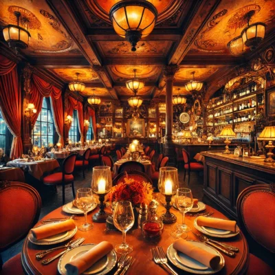 alt= "Dining at Four Queens Hotel"
