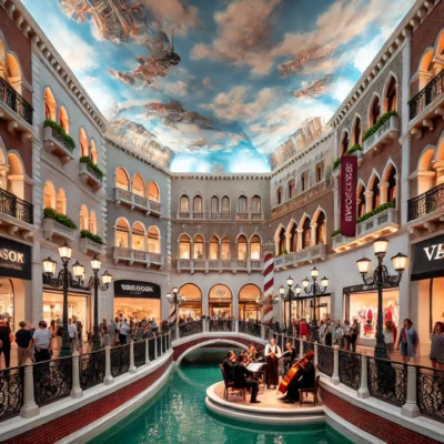 alt= "Grand Canal Shops, Venetian Resort"