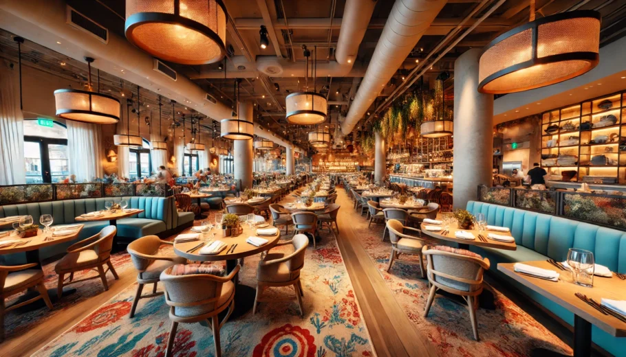 alt= "Inside Osteria Costa Restaurant"