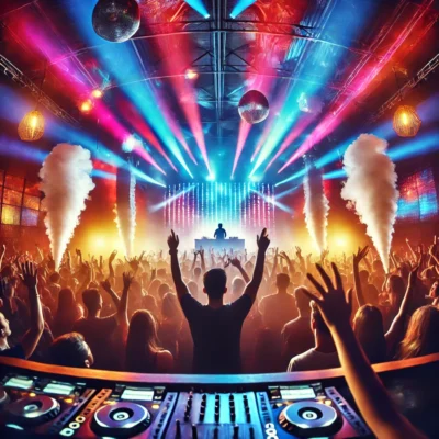 alt= "Live DJ event in Las Vegas"