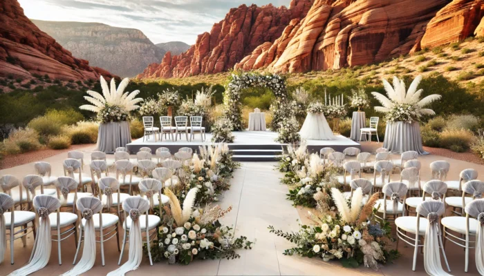 alt= "Ceremony arranged by one of the best wedding planners in Las Vegas"