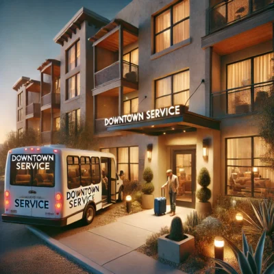 alt= "Off-strip Las Vegas hotels with free shuttle to Fremont Street"