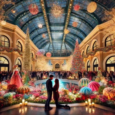alt= "Bellagio Conservatory in Winter"