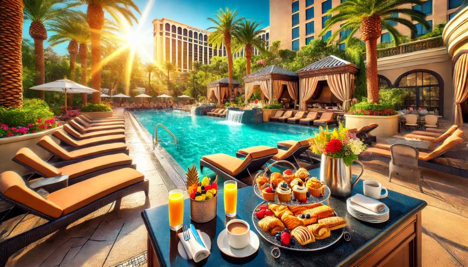 alt= "Las Vegas Hotels with free breakfast and pool"