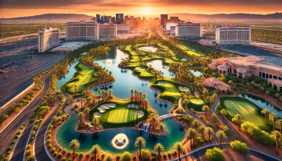 alt= "Top golf course near las Vegas Strip"