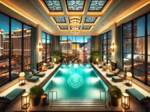 alt= "Las Vegas hotels with indoor pools"