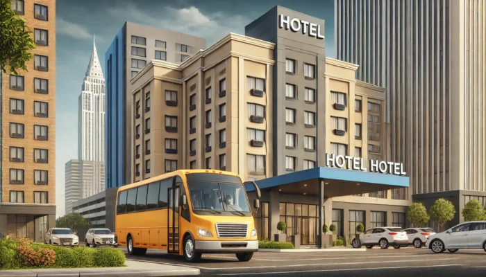 alt= "Mid-range LAs Vegas Hotels with free shuttle to convention center"