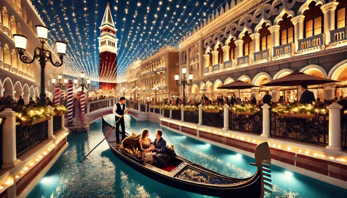 alt= "Gondola ride in las Vegas"