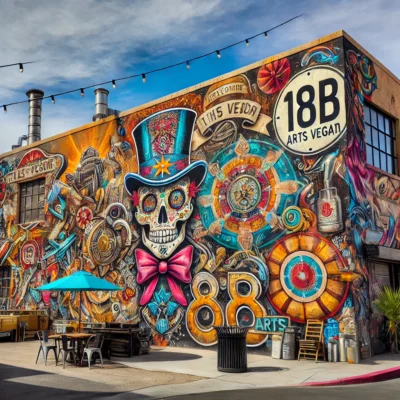 alt= "An Arts District Mural, Downtown Las Vegas"