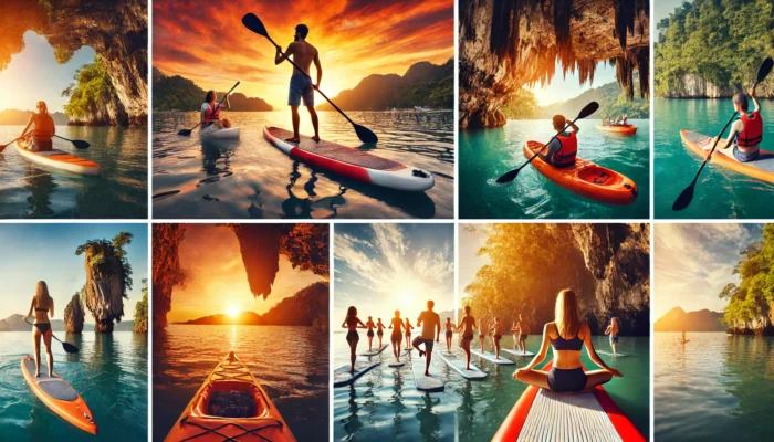 alt= "Different La Vegas paddleboarding and kayaking tours"