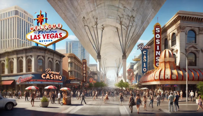 alt= "Downtown las Vegas"