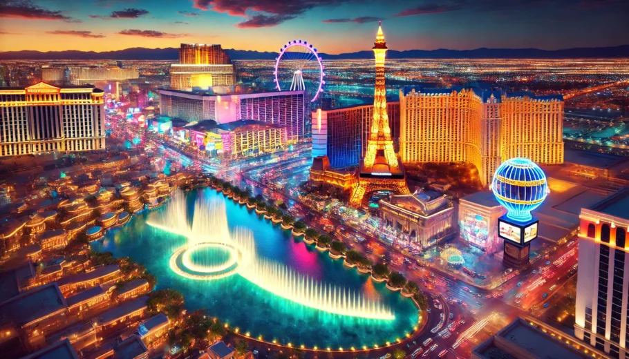 alt= "Las Vegas Strip at Night"