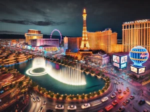 alt= "Las Vegas Strip at Night"