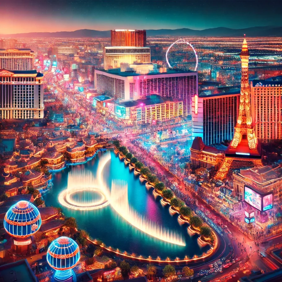 alt= "Las Vegas nightlife for singles on the Strip"