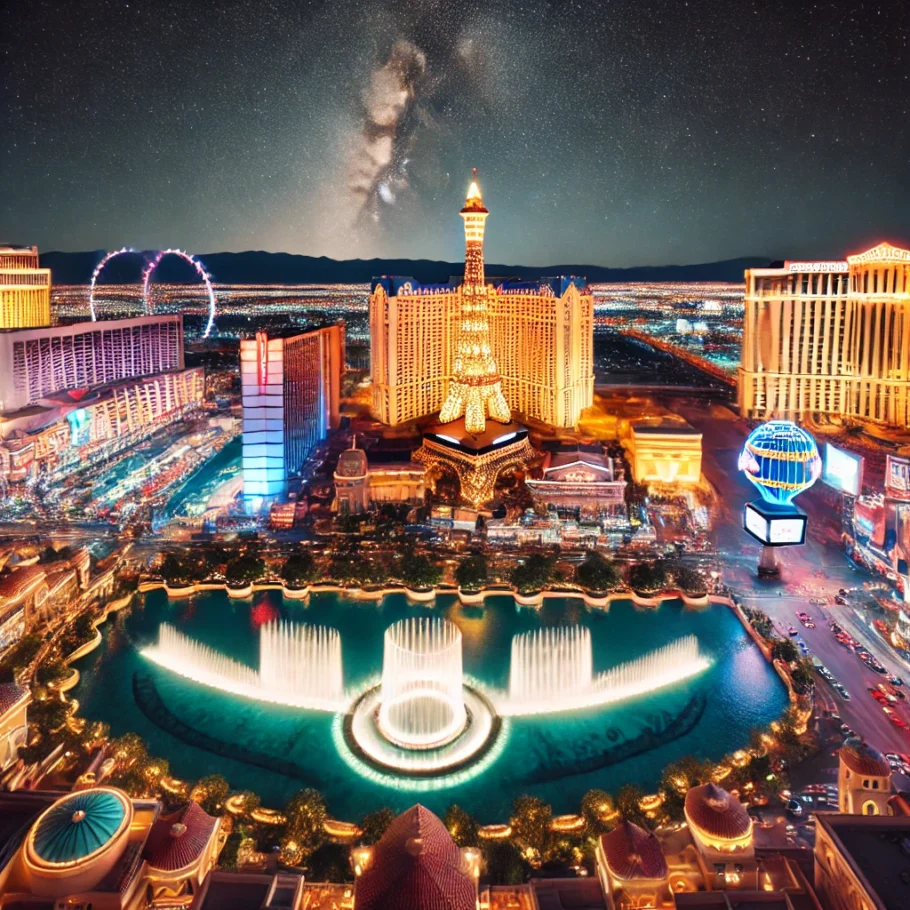 alt= "LAs Vegas Strip showcasing the best photography spots in Las Vegas"