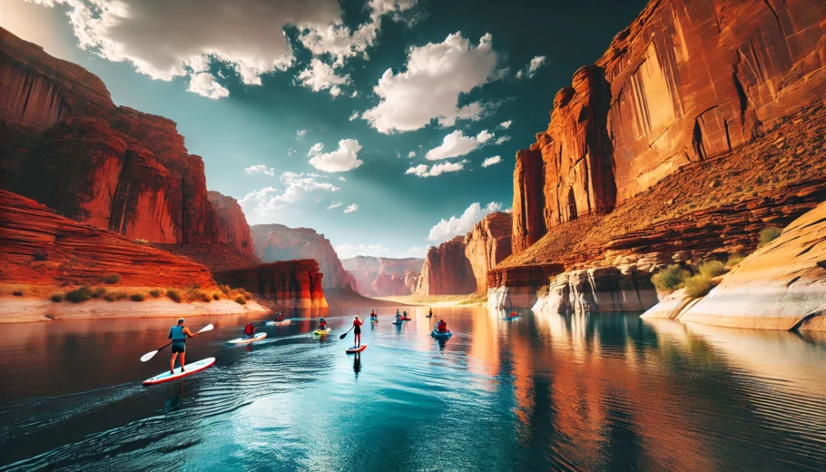 alt= "Las Vegas Paddleboarding and kayaking tours"