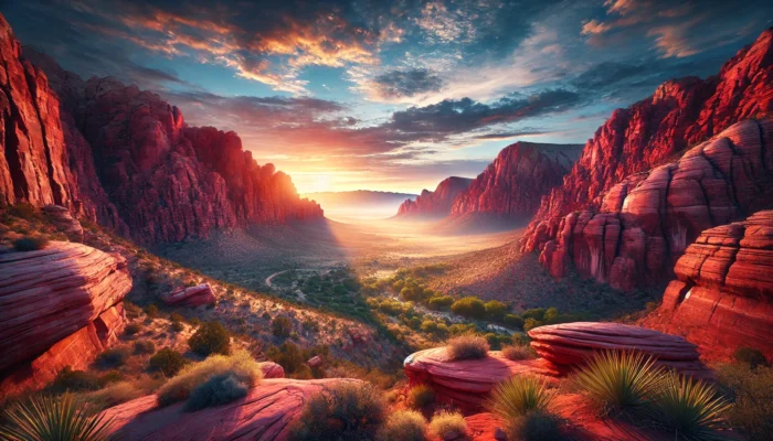 alt= "Red Rock Canyon near Las Vegas"