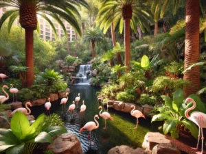 alt= "Wildlife Habitat at the Flamingo Hotel Las Vegas"