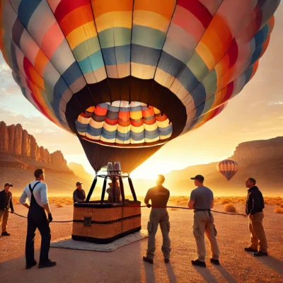 alt= "Professional hot air  balloon pilot"