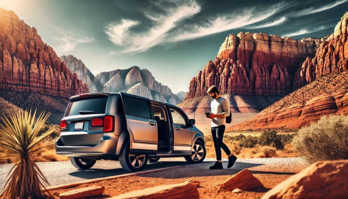 alt= "Exploring near Las Vegas using rideshares"