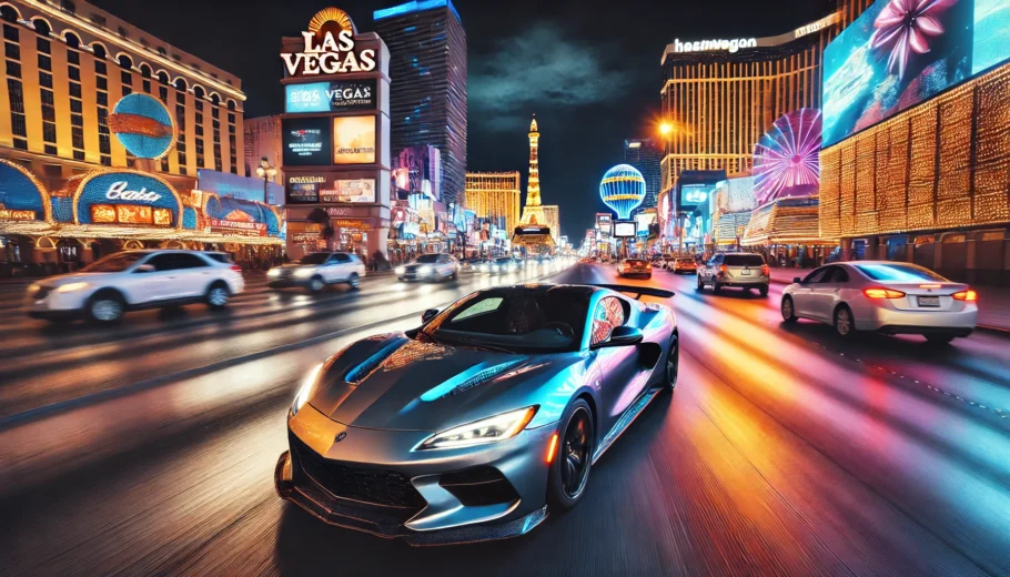 alt= "Luxury sports cars in Las Vegas"