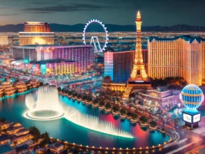 alt= "Las Vegas Strip at Night"