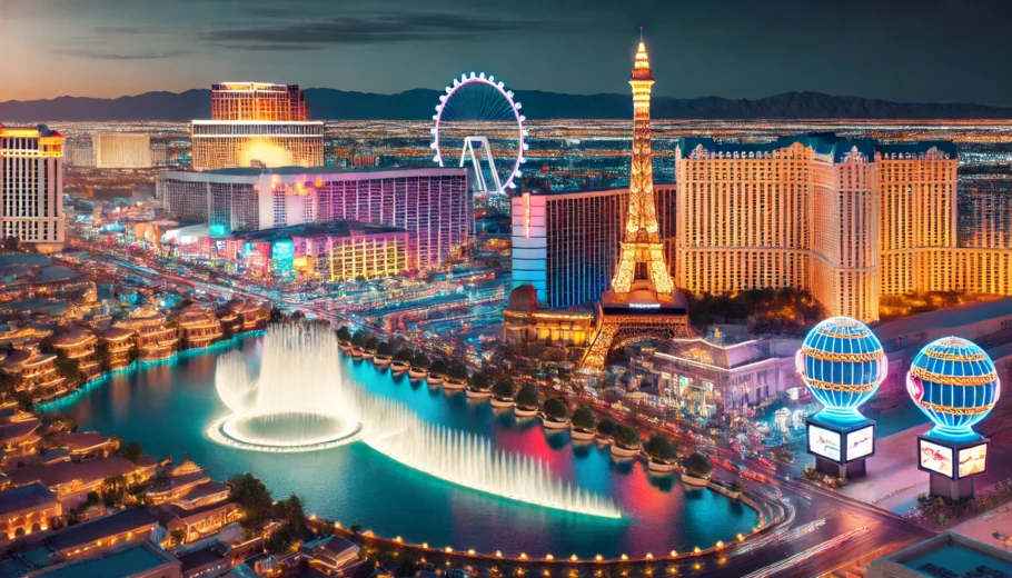 alt= "Las Vegas Strip at Night"