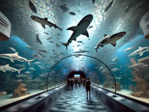 alt= "Shark Reef Aquarium at Mandalay Bay Hotel, Las Vegas"