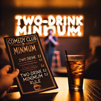 alt= "Enjoying a comedy club night in Las Vegas"