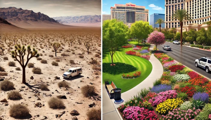alt= "Comparing Las Vegas parks to the desert"