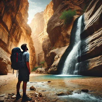 alt= "Where to find hidden waterfalls near Las Vegas"