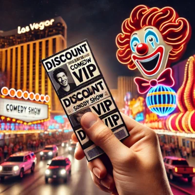 alt= "discounted comedy club tickets in Las Vegas"