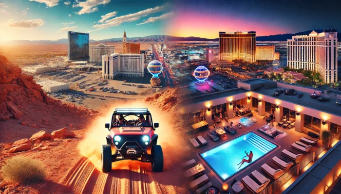 alt= "Combining the Mojave Desert with Las Vegas attractions"