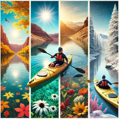 alt= "Seasonal kayaking near Las Vegas"