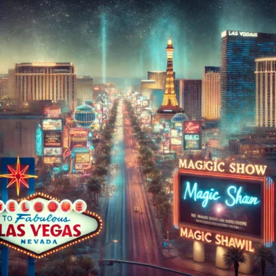 alt= "Las Vegas Strip highlighting the top magicians performing in Las Vegas right now"