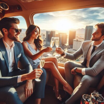 alt= "What to expect on a Las Vegas Helicopter tour with Champagne"